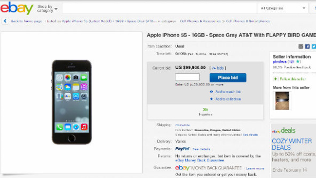 Subastan en eBay celulares con 