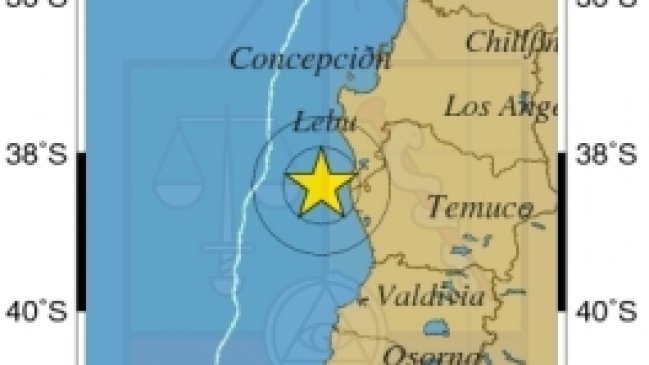 Sismo de magnitud 5,6 Richter remeció a las regiones de La Araucanía y Los Ríos