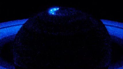   Así se mueven las auroras en Saturno 