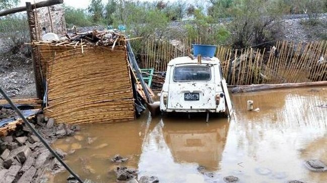 Argentina: Más de 2.000 evacuados en provincia de San Juan por fuertes lluvias
