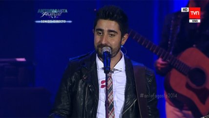 La presentación de Alex Ubago en el Festival de Antofagasta