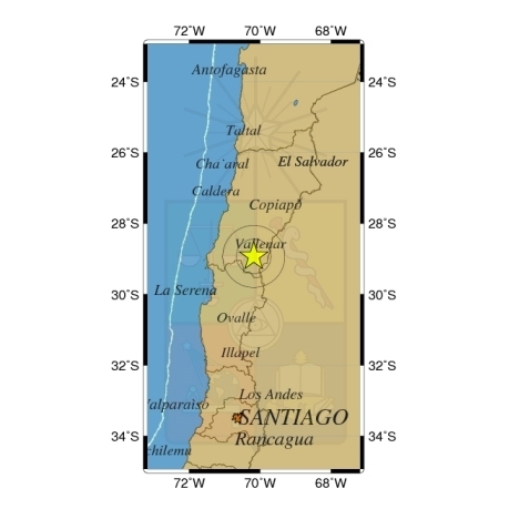 Sismo de menor intensidad afectó a las regiones de Atacama y Coquimbo
