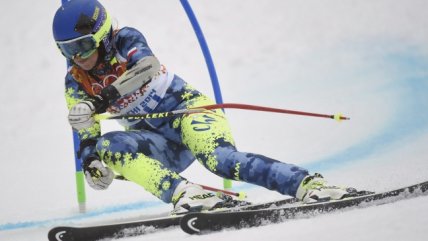  Barahona terminó 42ª en slalom gigante  