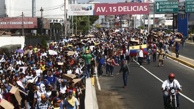 Aumentan a seis los muertos en manifestaciones de Venezuela