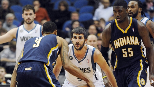 Los Timberwolves frenaron a Indiana Pacers en la NBA