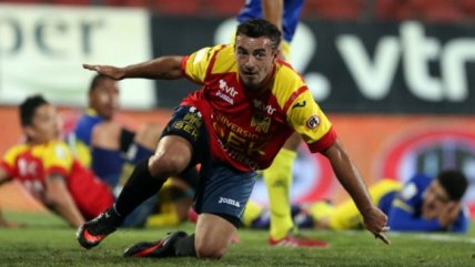 Carlos Salom anotó el 1-0 de Unión Española ante Everton