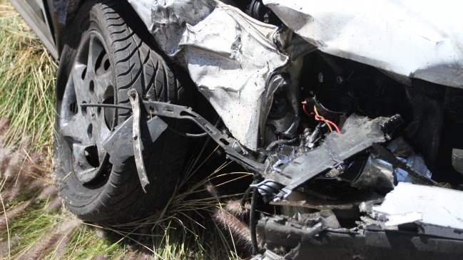 Colisión de dos vehículos termina con víctima fatal en Autopista Central