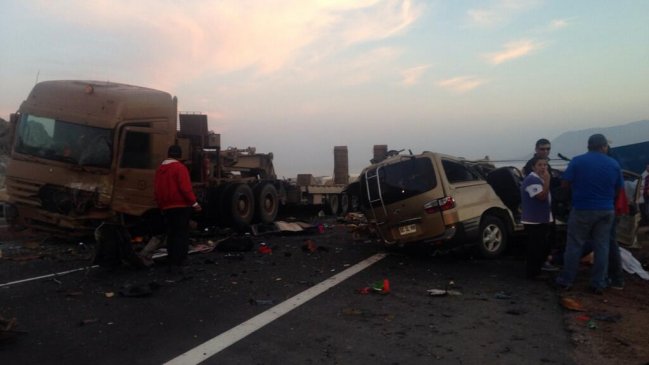 Cinco muertos dejó accidente en las cercanías del Aeropuerto de Iquique