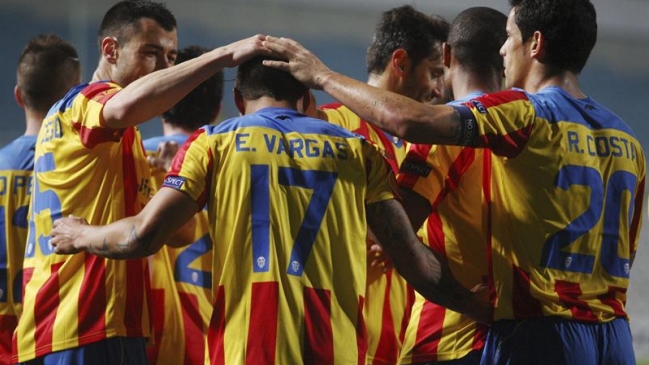 Eduardo Vargas analizó clasificación de Valencia: 