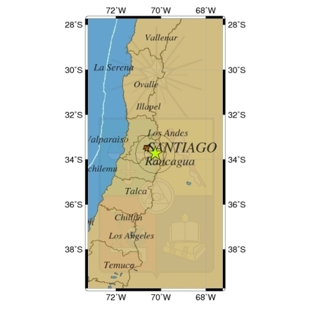 Temblor se percibió en la zona central