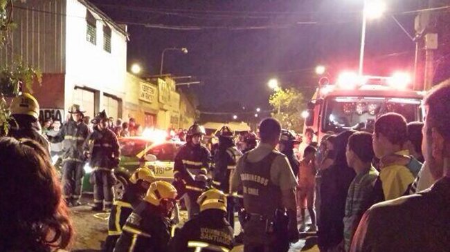 Mujer falleció en incendio en Estación Central