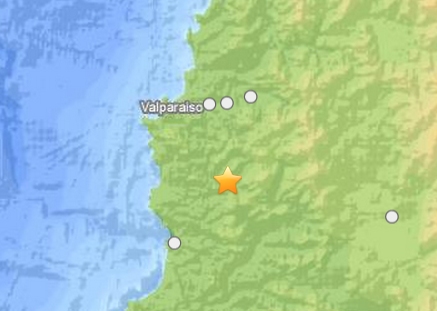 Fuerte sismo sacudió la zona central