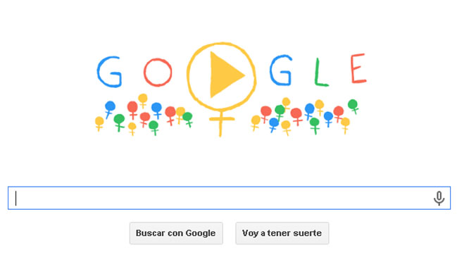 Google también festeja el Día Internacional de la Mujer