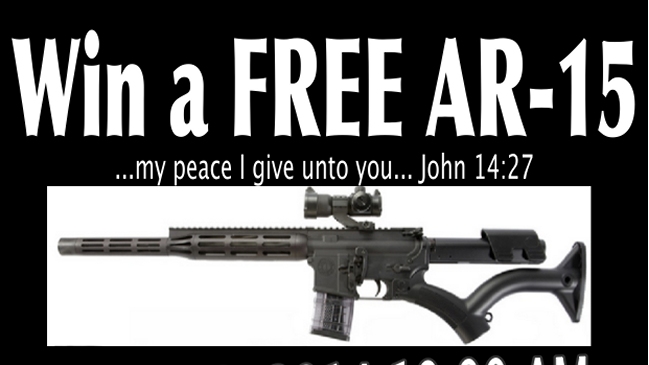 Polémica en Nueva York por el sorteo de un rifle en una iglesia