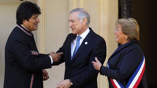 Evo Morales quiere retomar la agenda de 13 puntos con Bachelet