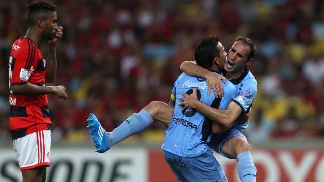 Bolivar rescató un empate ante Flamengo en Brasil en el debut de Xavier Azkargorta