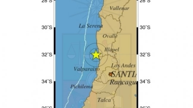 Leve sismo afectó a la zona central este viernes