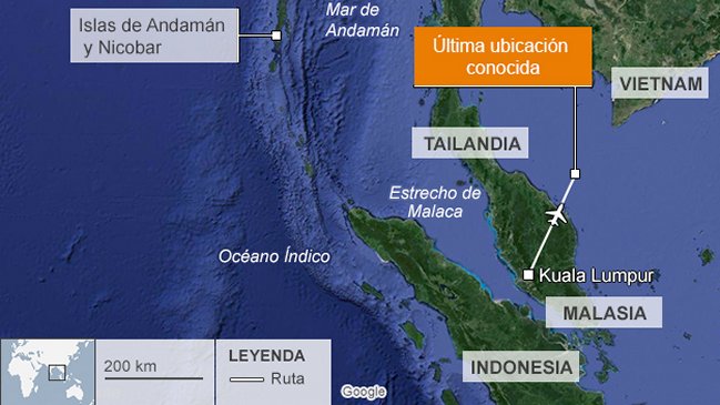 Lo cierto y lo falso del vuelo MH370 de Malaysia Airlines