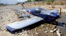 Avioneta realizó aterrizaje forzoso en lecho del río Mapocho