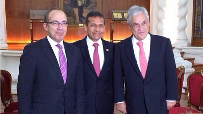 Piñera se reunió con Ollanta Humala en Lima