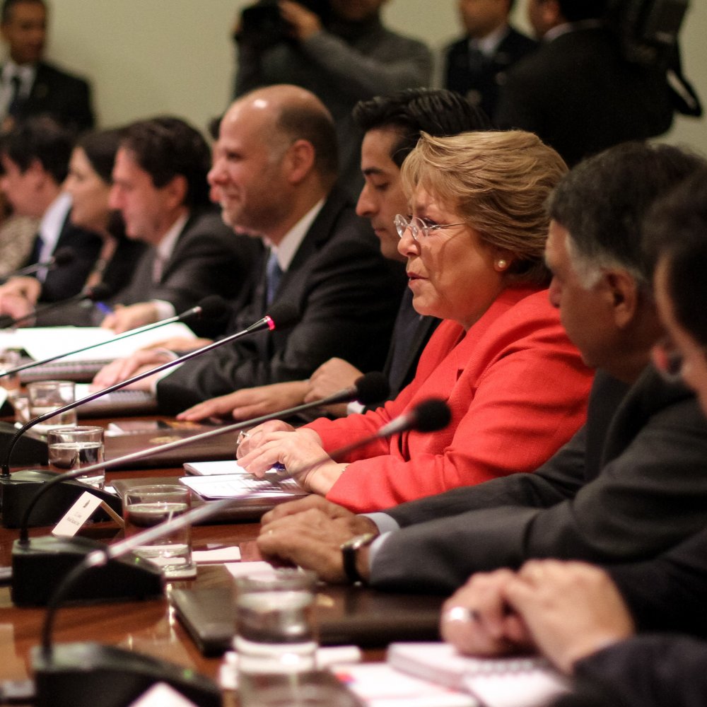 Bachelet: Reforma educacional no merece caricaturas ni de un lado ni de otro