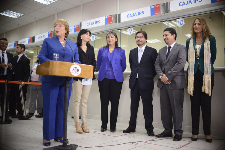 Presidenta Michelle Bachelet dio la partida al pago de Bono Marzo