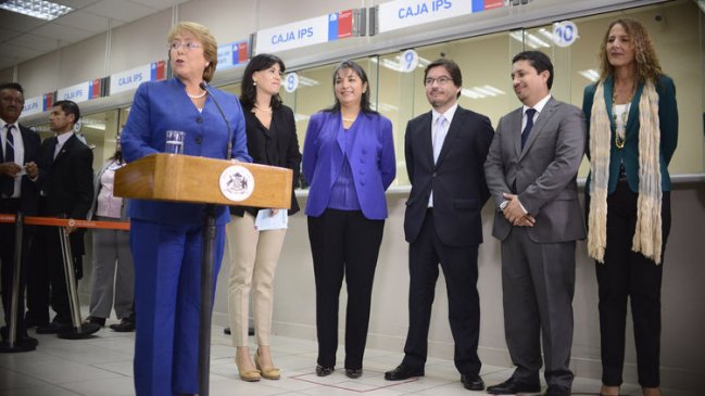 Presidenta Michelle Bachelet dio la partida al pago de Bono Marzo
