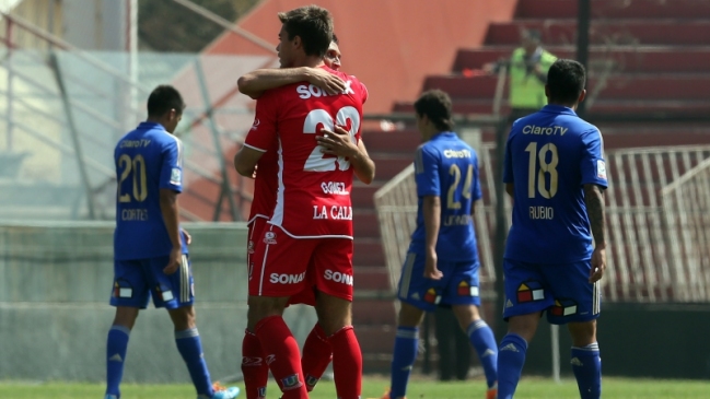 Unión La Calera venció a U. de Chile y sumó puntos vitales para evitar el descenso