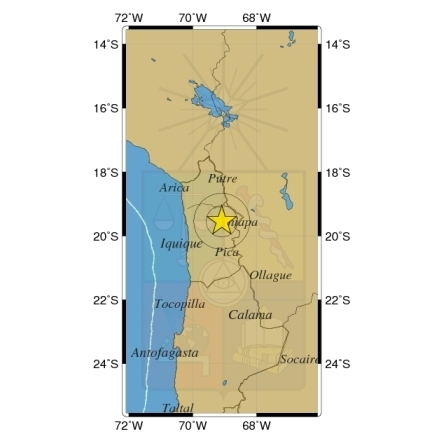 Nuevo sismo de mediana intensidad afectó a Arica y Parinacota