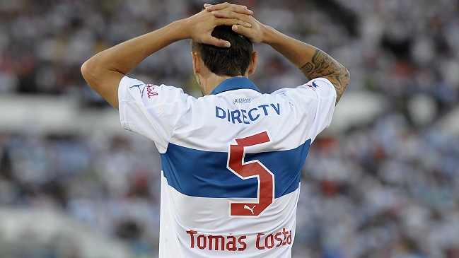 Tomás Costa sufrió desgarro y estará dos semanas fuera de las canchas