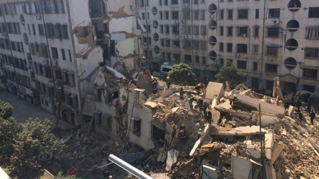 Fatal derrumbe de edificio residencial en China