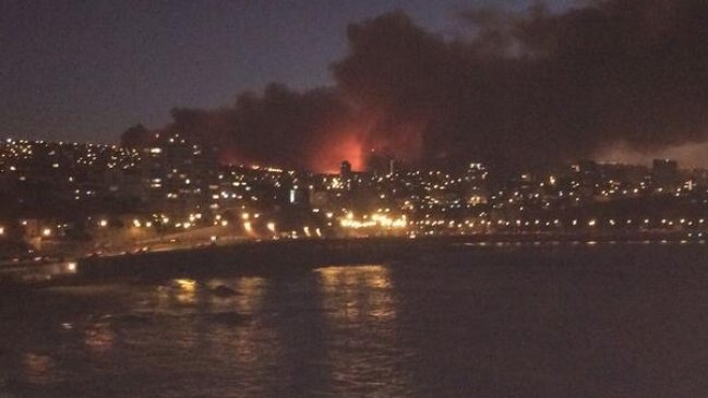 Alcalde de Valparaíso: Es una verdadera tragedia la que se está viviendo