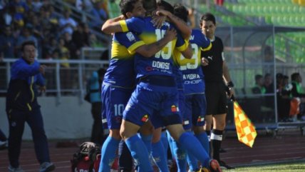 Emiliano Romero abrió el marcador para Everton ante Cobreloa