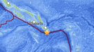 SHOA descartó tsunami para Chile tras sismo en las islas Salomón