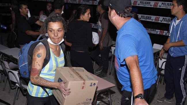 El incendio que afecta a Valparaíso