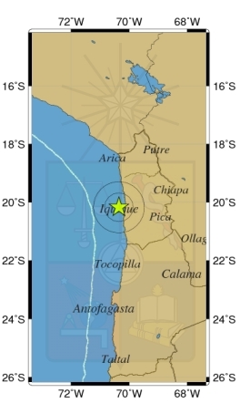 Sismo de menor intensidad afectó a Tarapacá