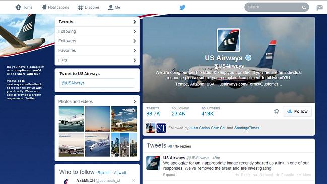 Revuelo por la pornográfica respuesta de US Airways a pasajeras