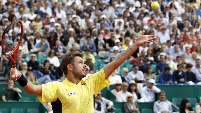 Stanislas Wawrinka fue el primero en sellar su paso a semifinales en Montecarlo