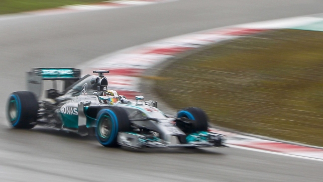 La grilla de salida del Gran Premio de China