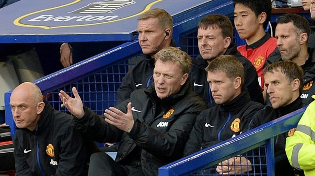 Moyes fue destituido en Manchester United y reemplazado por Giggs