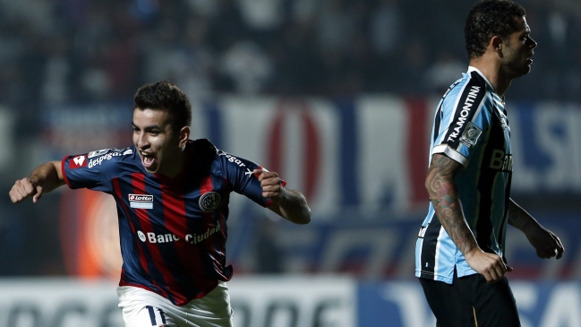 San Lorenzo batió con lo justo a Gremio en la ida de octavos de la Libertadores