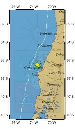 Dos sismos de menor intensidad remecieron a Lota esta madrugada