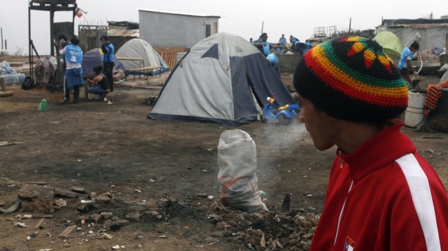 Vecino del Cerro Ramaditas: Han sido noches heladas y muchos siguen en carpas