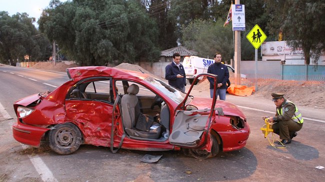 Accidente dejó tres muertos y dos heridos graves en Copiapó