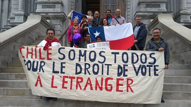 Presidenta Bachelet promulgó voto de chilenos en el exterior