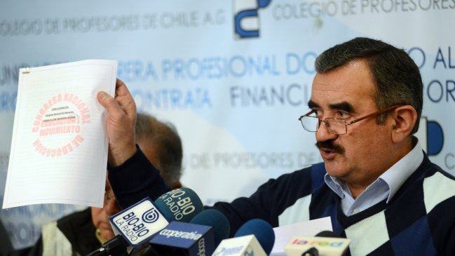 Colegio de Profesores llamó a una 