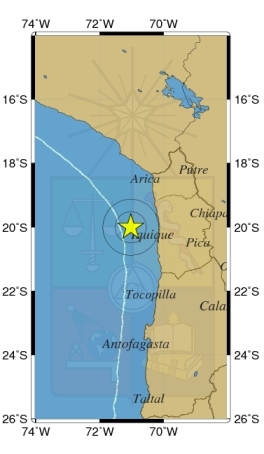 Sismo de menor intensidad afectó a región de Tarapacá