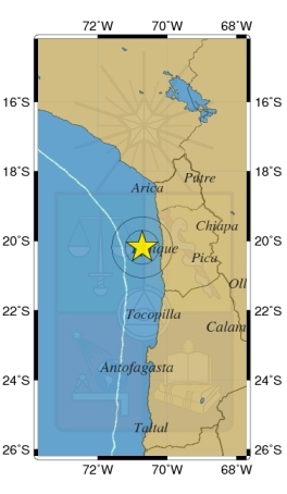 Sismo de 5,4 Richter se suma a madrugada cargada de temblores en el Norte Grande