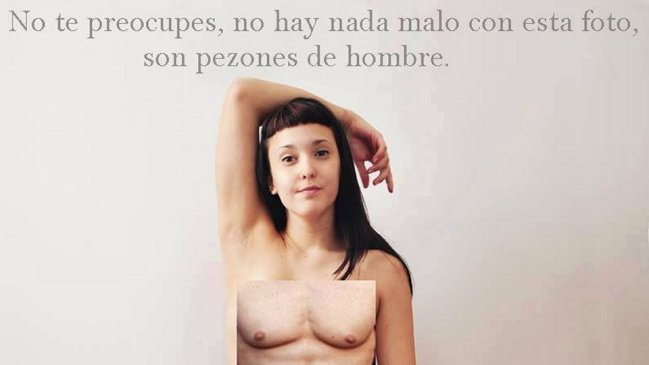 Campaña contra la censura en Facebook muestra a mujeres con torso de hombre