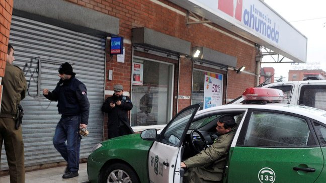 Robo frustrado a cajero automático en Puente Alto